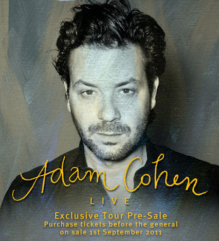 <b>ADAM COHEN</b>: TOUR 2011 - aclive