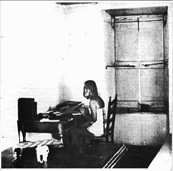 Marianne back cover of Songs from a room Leonard Cohen